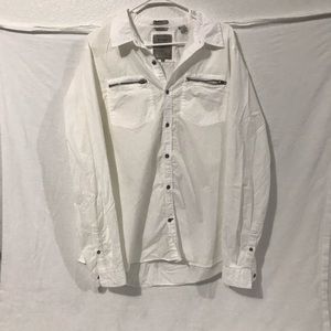 White guess dress shirt